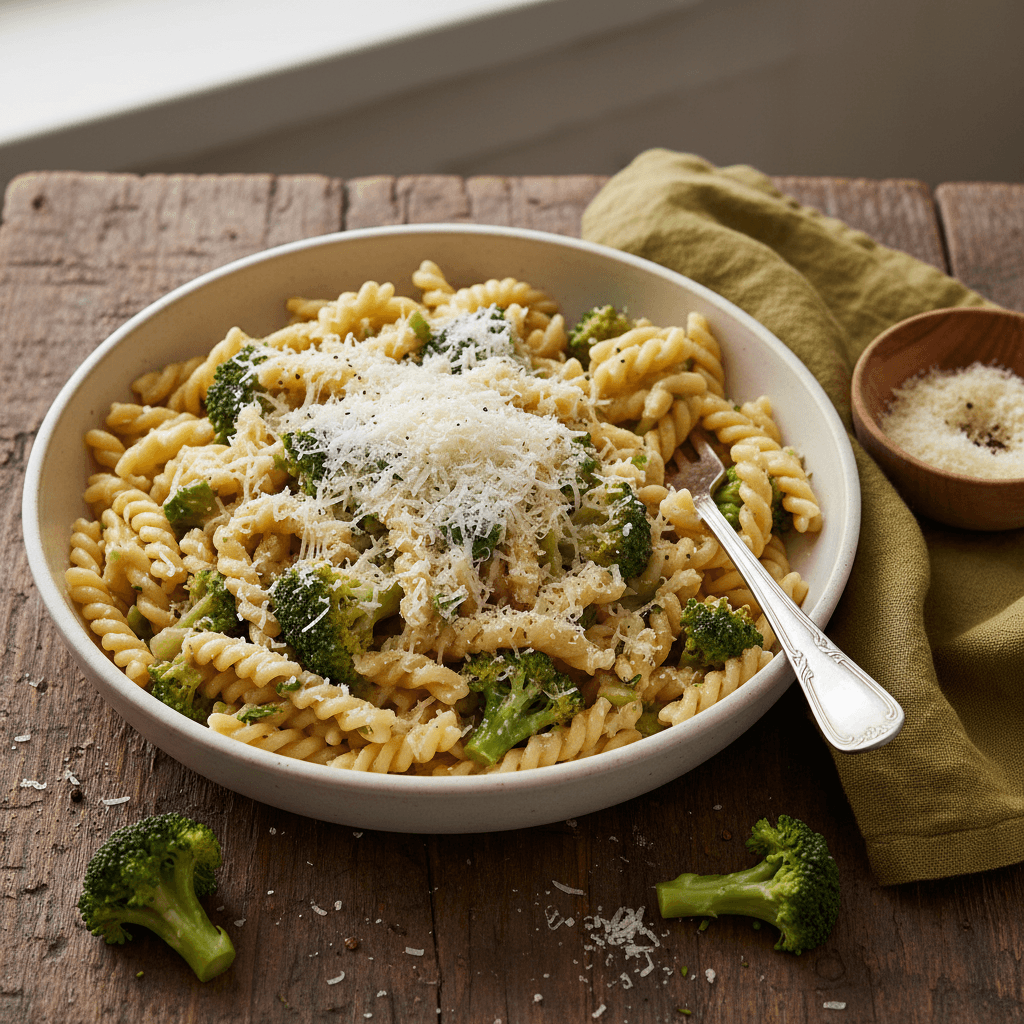Pasta with Parmesan and Broccoli