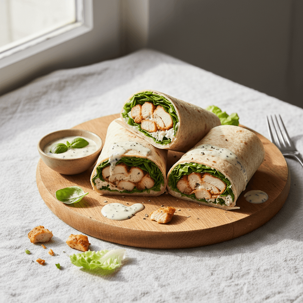 Wrap Poulet Salade Fromage Frais