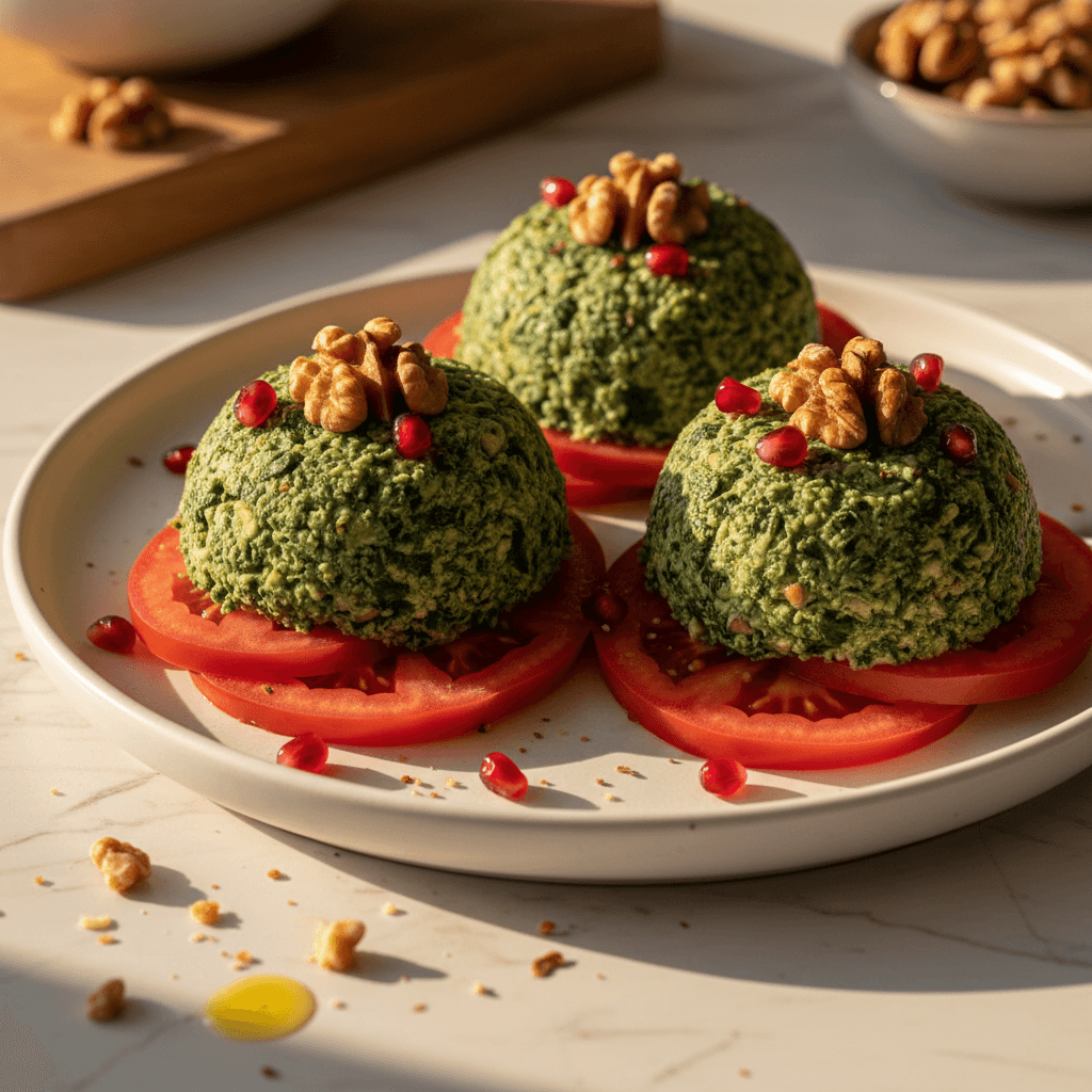 Pkhali aux Épinards et Noix