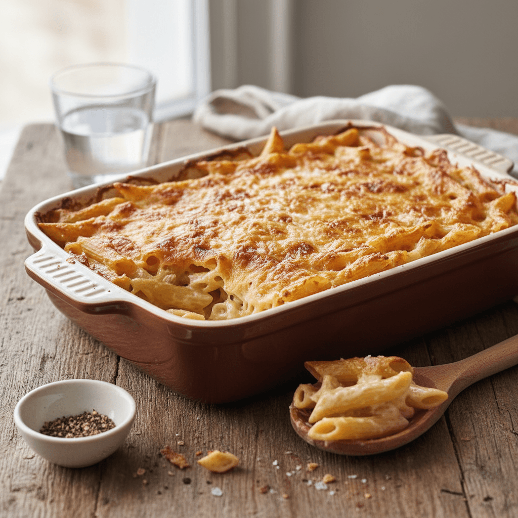 Einfacher Penne-Auflauf