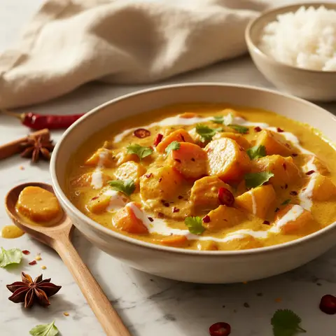 Curry de carotte et pomme de terre