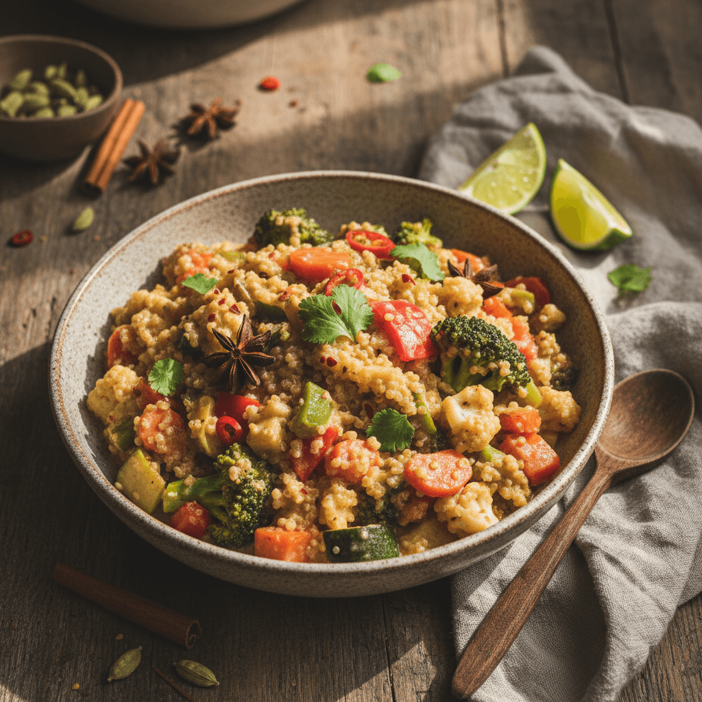 Asian Quinoa and Vegetable Curry