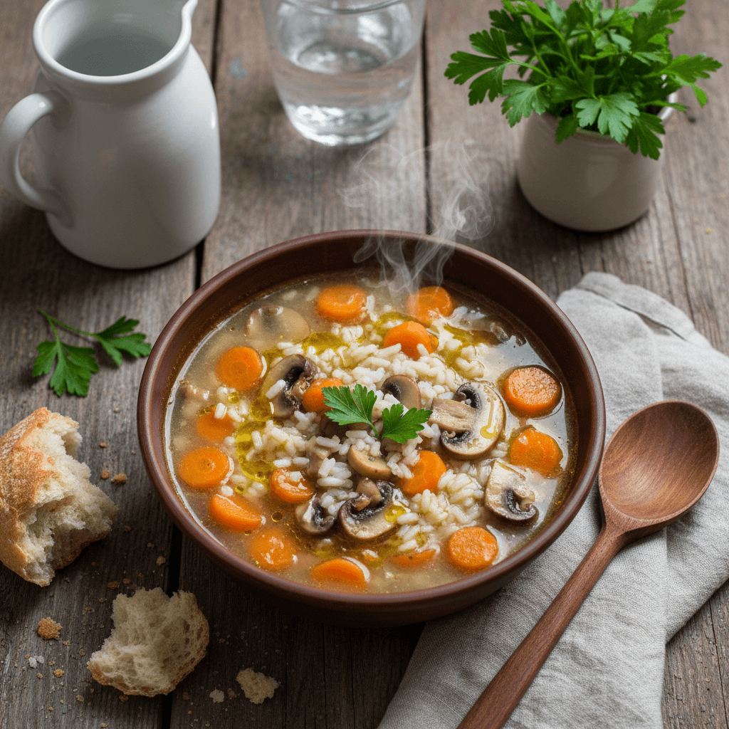Vegetable and Rice Soup