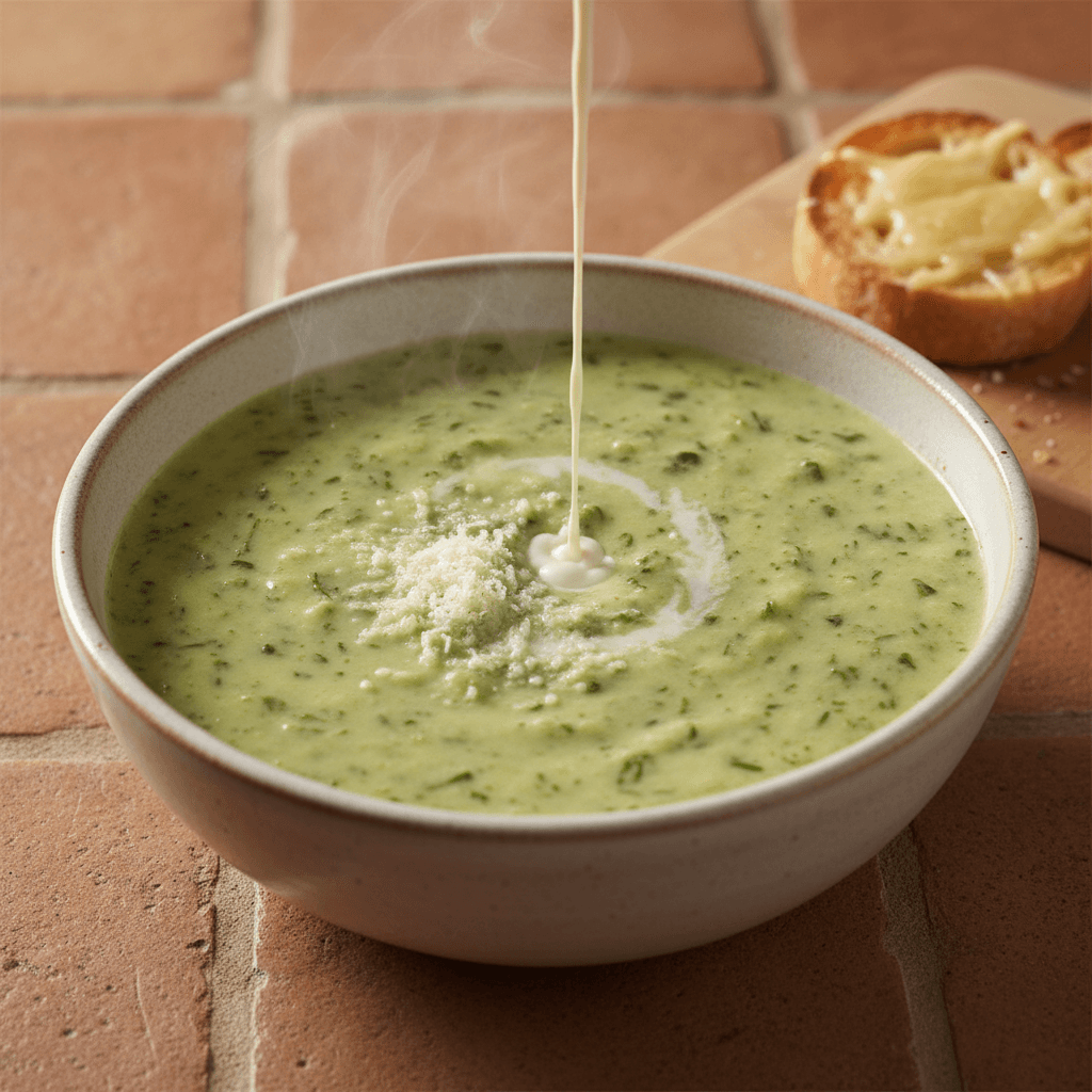 Soupe Épinards et Asperges