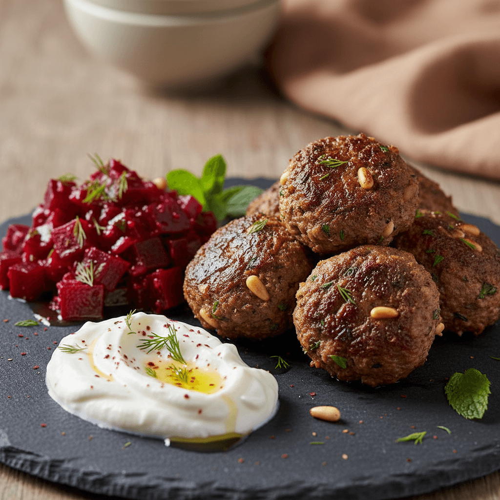 Köfte à la Turque et Salade de Betterave
