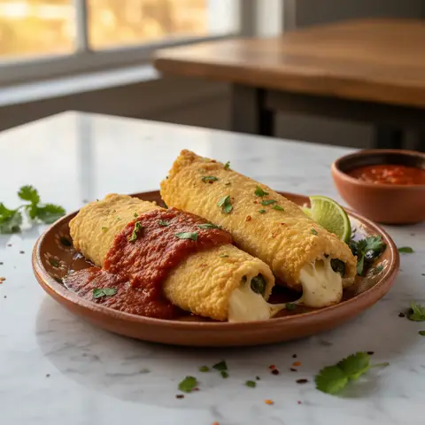 Chiles Rellenos de Queso (Piments Farcis au Fromage)