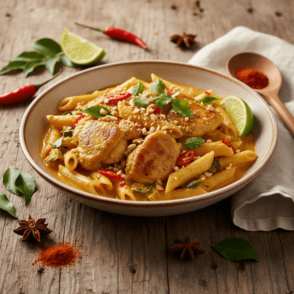 Thai Chicken Curry with Penne