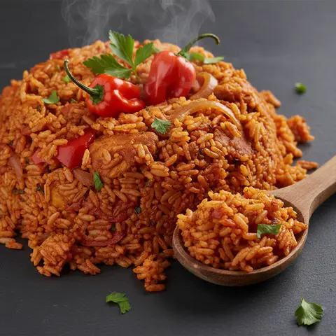 Jollof Rice Nigérian (Riz à la Tomate)