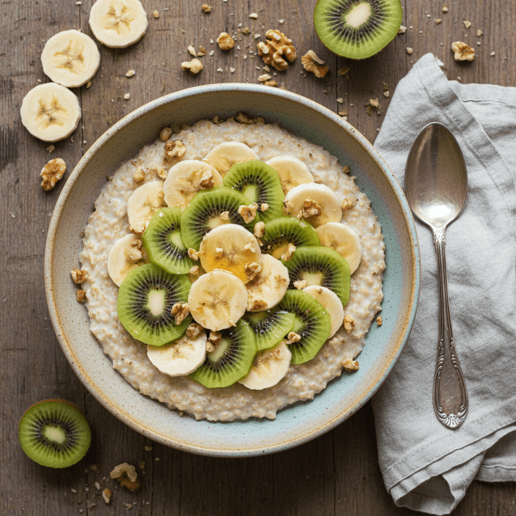 Porridge Exotique aux Kiwis et Bananes