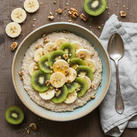 Porridge Exotique aux Kiwis et Bananes