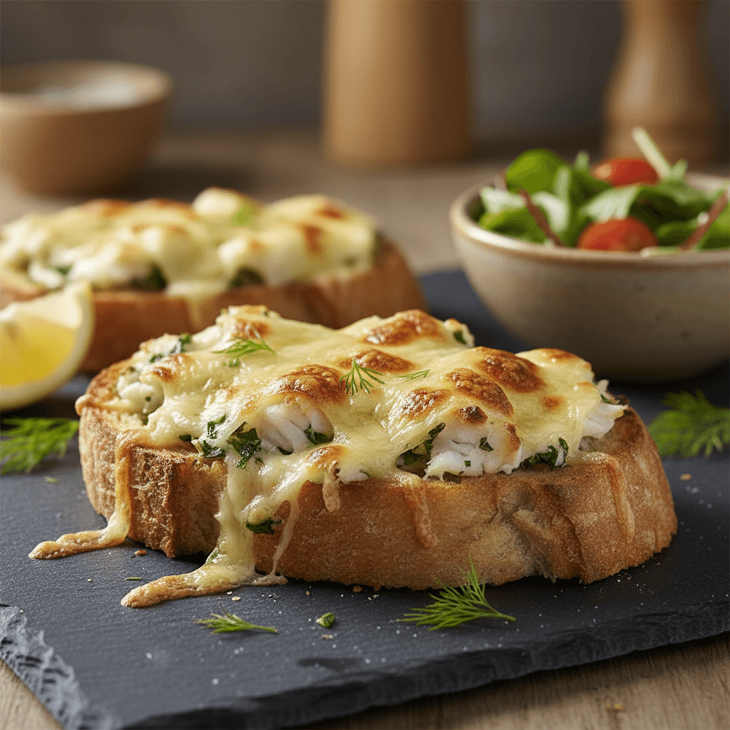 Tartine Grillée Poisson-Gruyère