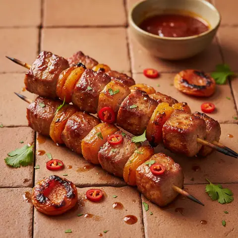 Sosaties - Brochettes de Porc Sud-Africaines