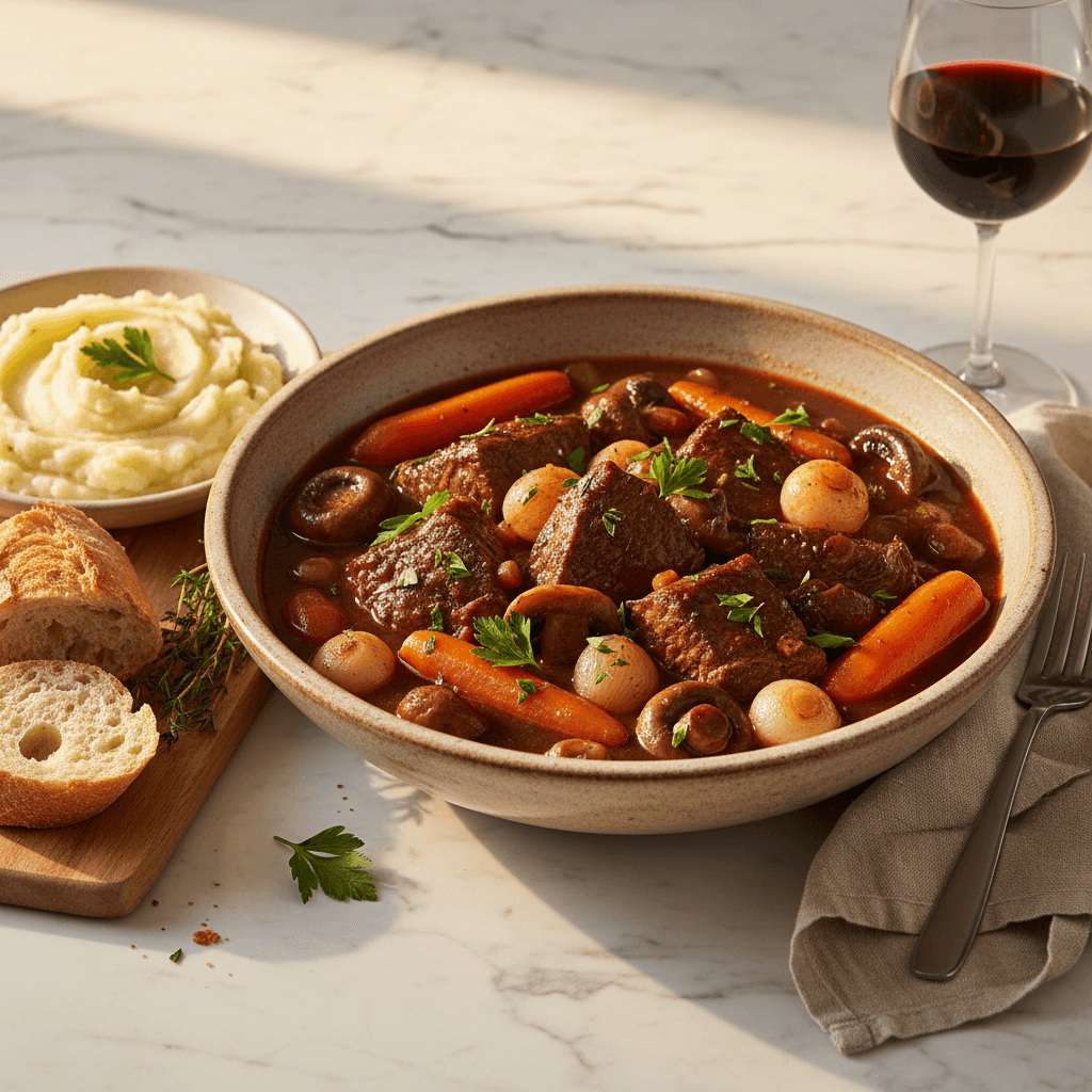 Ragoût de Bœuf Braisé à la Française