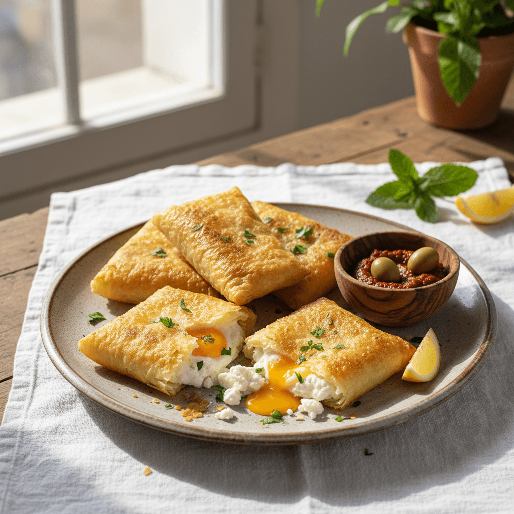 Brik à l'Œuf et Fromage