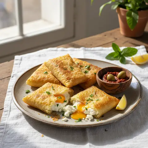 Brik à l'Œuf et Fromage