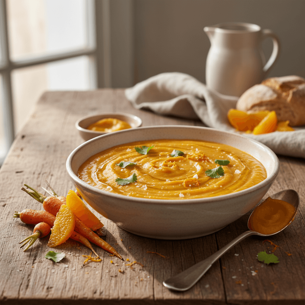 Purée d'Orange et Carottes