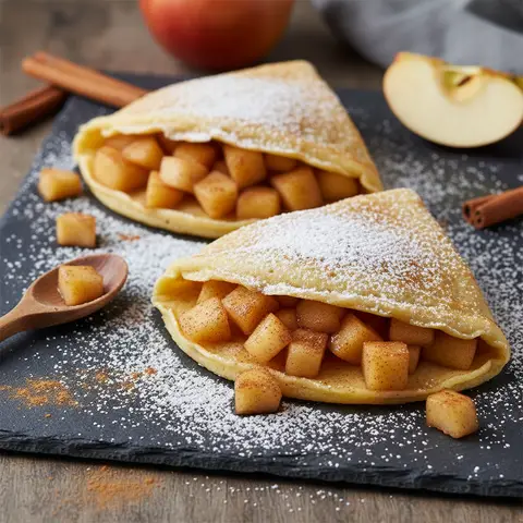 Crêpes Fourrées Pomme-Cannelle