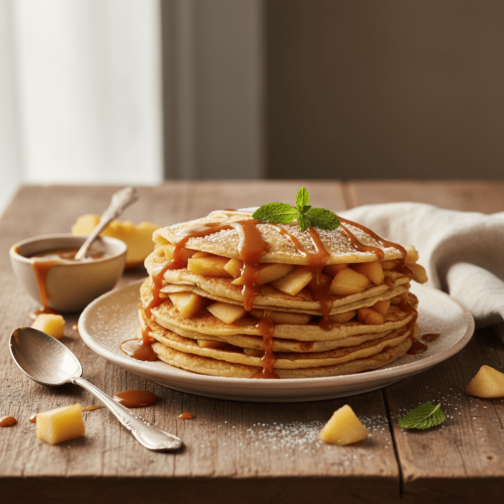 Sweet Breton Crêpes with Caramelized Apples