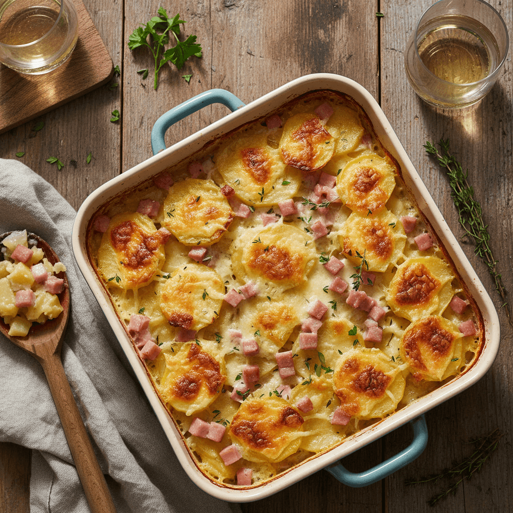 Ham and Potato Gratin