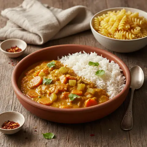 Curry de Légumes à la Crème de Coco