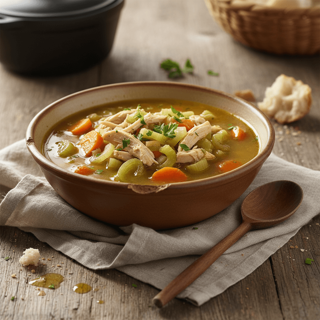 Rustic Chicken and Vegetable Soup