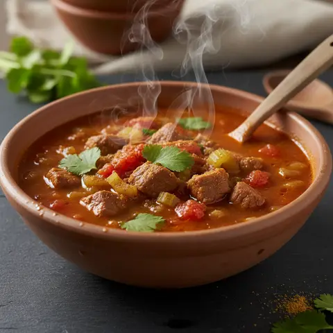 Harira légère à l'agneau