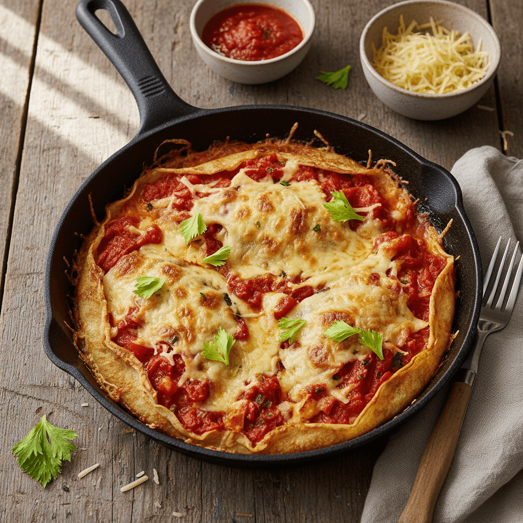 Breton Crepes with Tomato and Gruyère