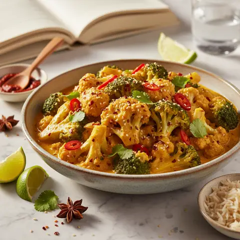Curry Thaï Chou-fleur et Brocoli