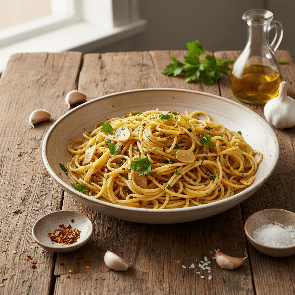 Aglio e Olio Nudeln