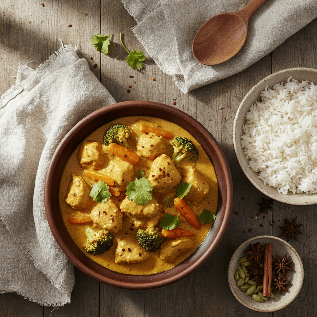 Curry de Poulet aux Légumes