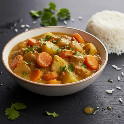 Curry de Carottes et Pommes de Terre