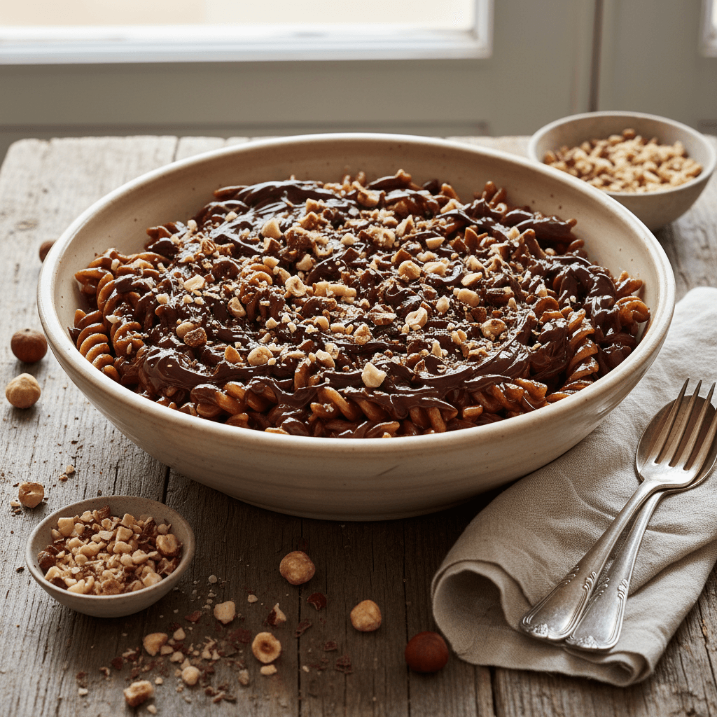 Pâtes au Chocolat et Noisettes