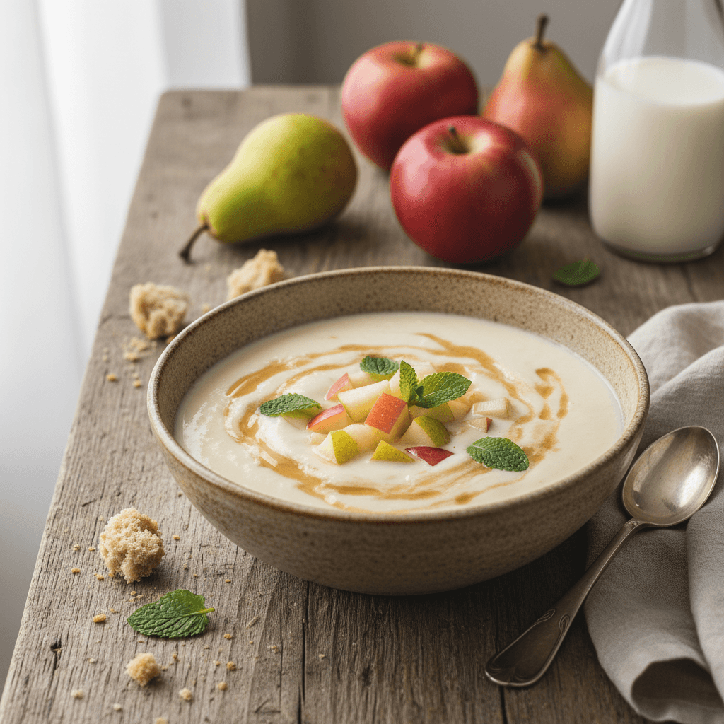 Creamy Fruit and Milk Soup