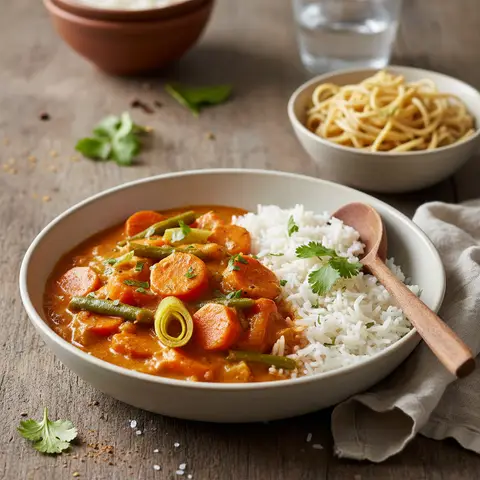 Curry de Légumes Indiens