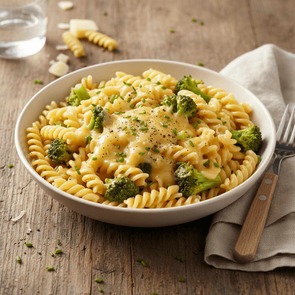 Pasta mit Gruyère und Brokkoli