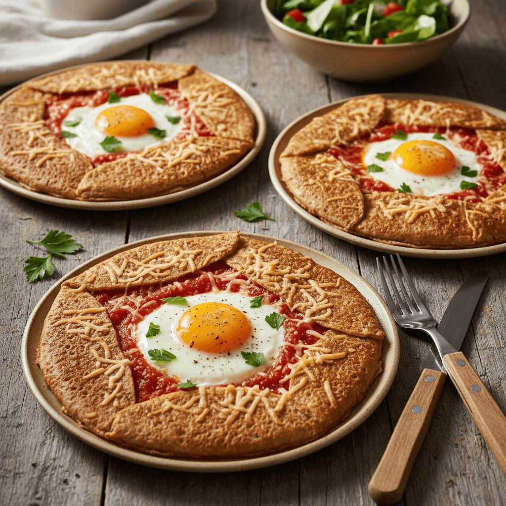 Savory Breton Crêpes with Tomatoes and Gruyère