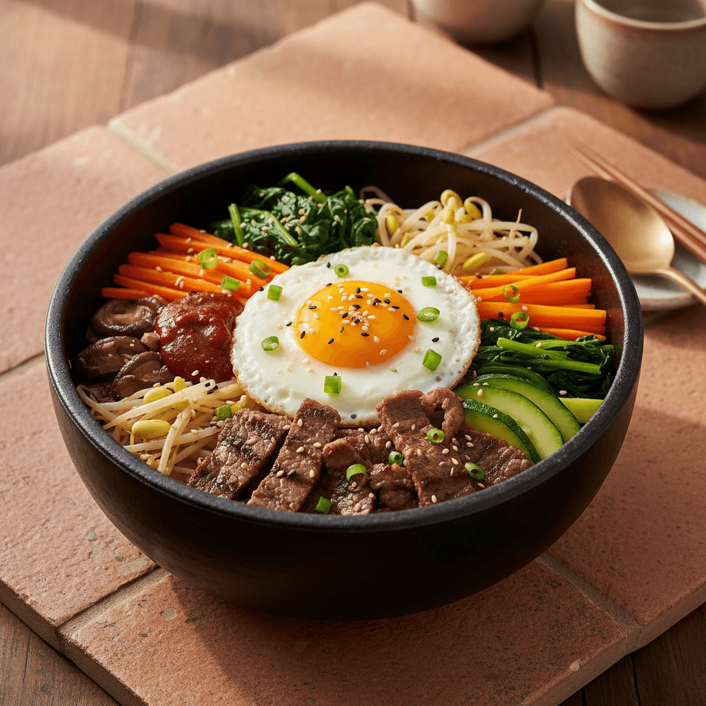 Bibimbap au Boeuf