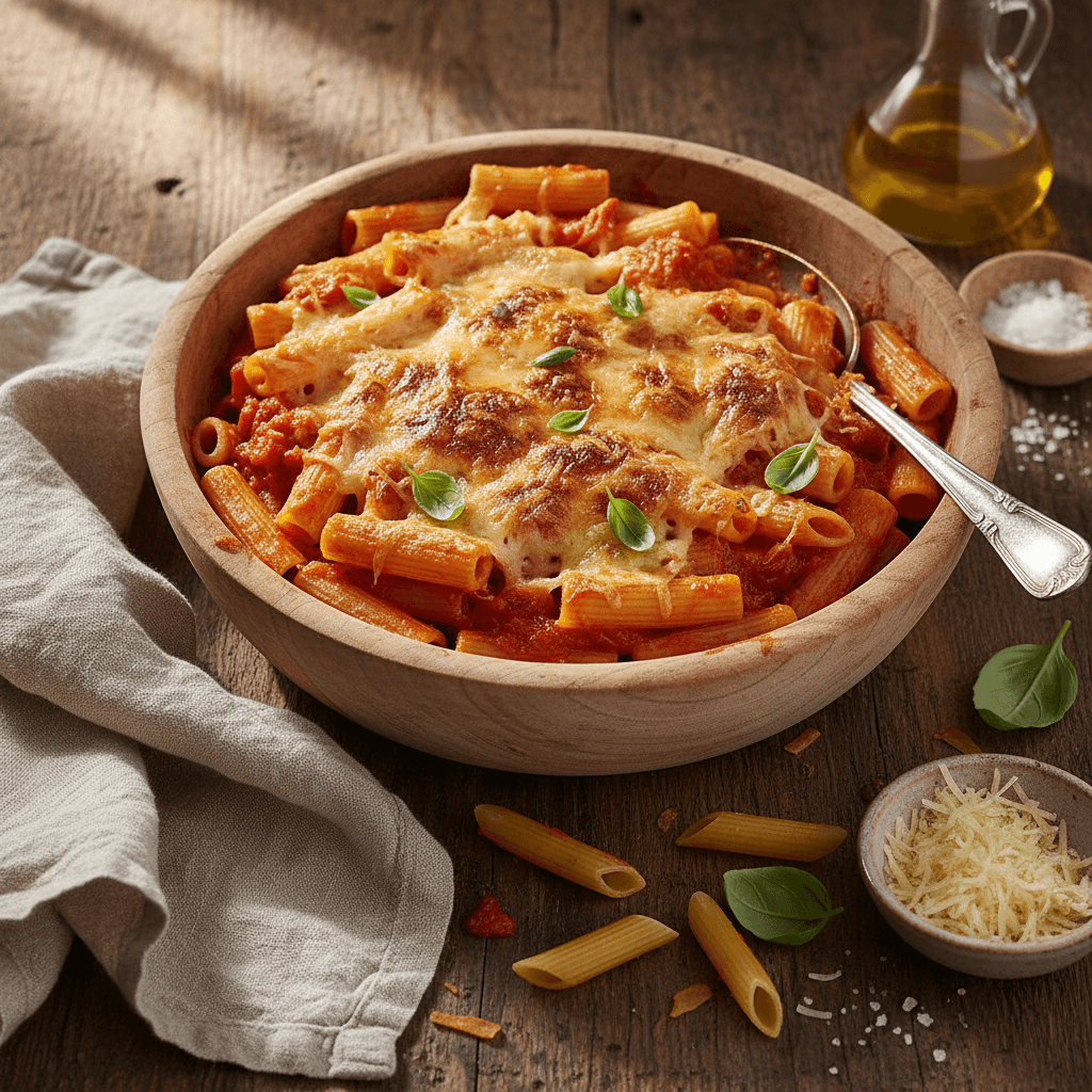 Pâtes à la Tomate et Comté