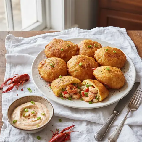 Beignets aux Écrevisses Cajun