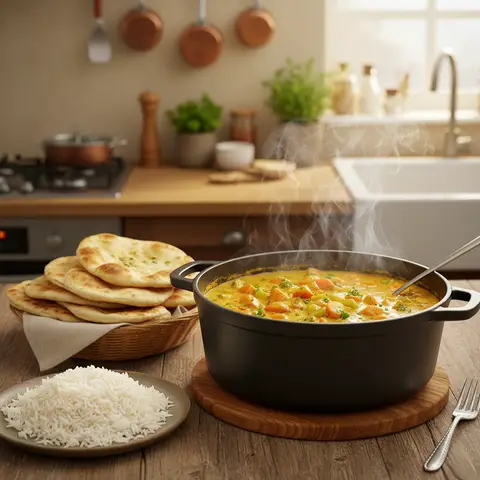 Curry de Légumes à l'Indienne