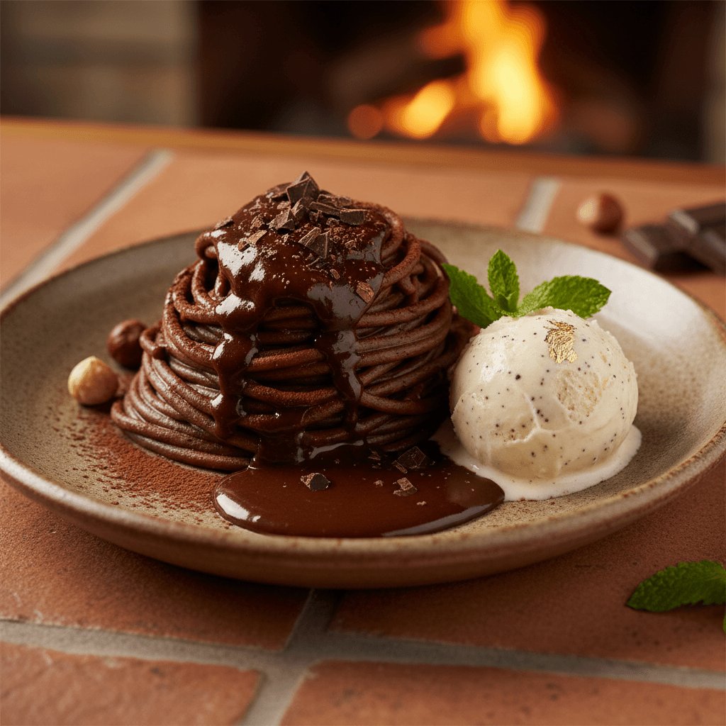 Pâtes au chocolat fondant