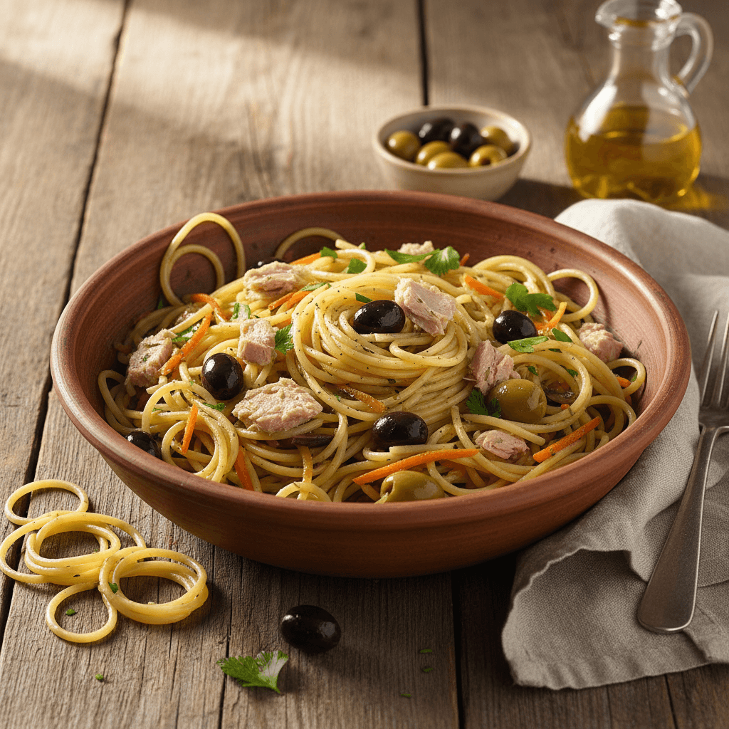 Pâtes au Thon et Olives