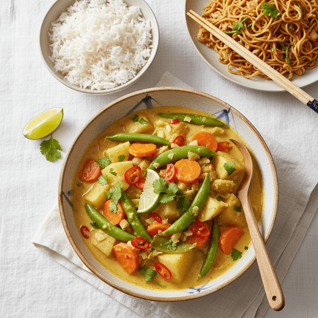 Curry de Légumes Asiatique Simple