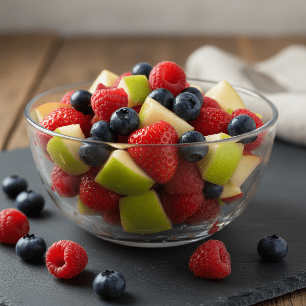 Salade de Fruits Rouges aux Pommes