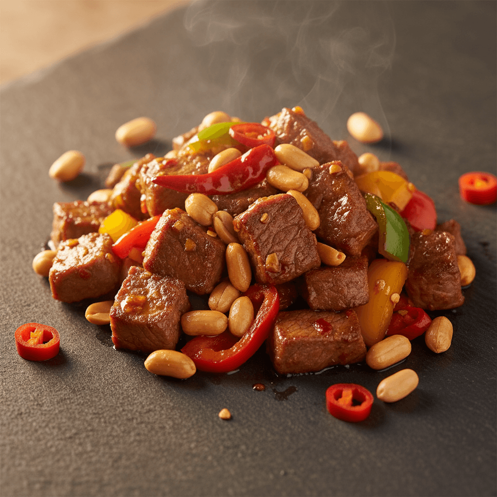 Kung Pao Bœuf aux Cacahuètes