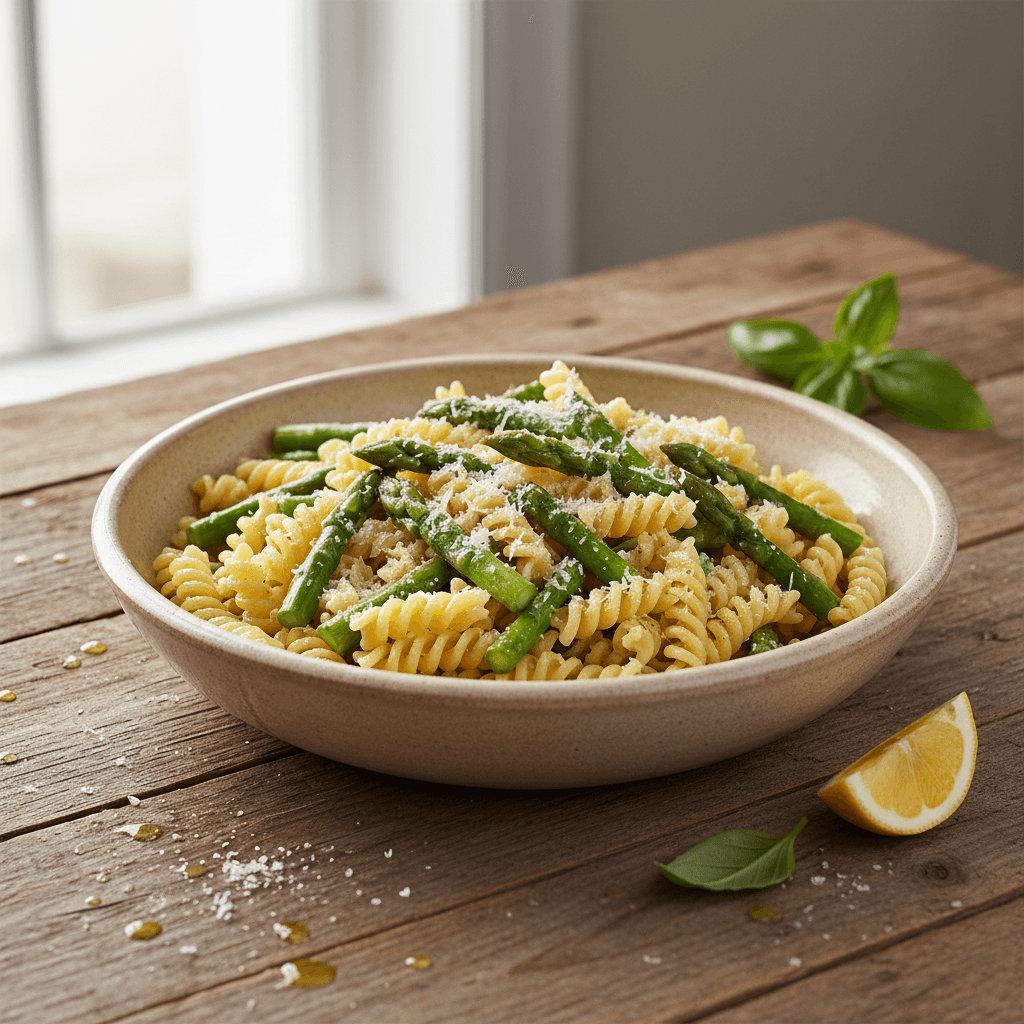 Pasta with Asparagus and Parmesan