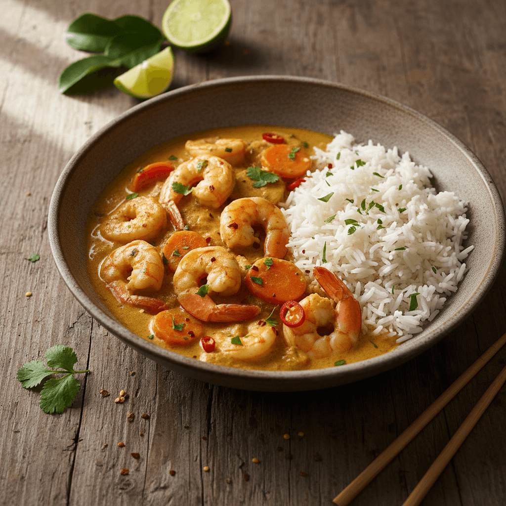 Shrimp and Rice Curry
