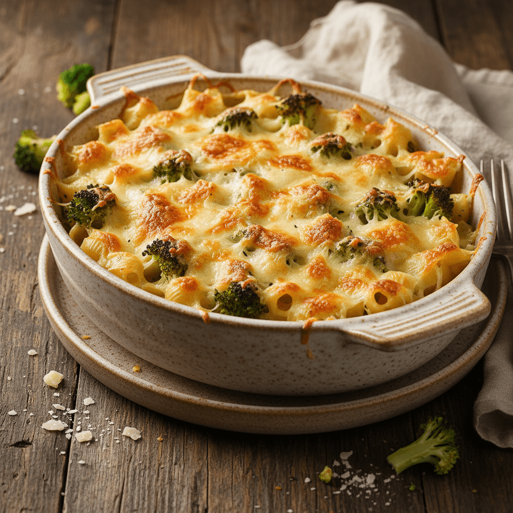 Nudeln mit Käse und Brokkoli