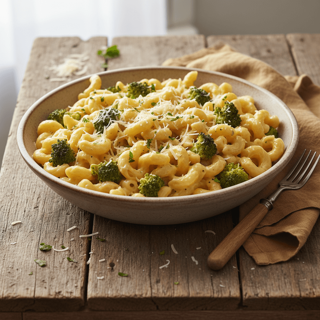 Pâtes au Gruyère et Brocoli