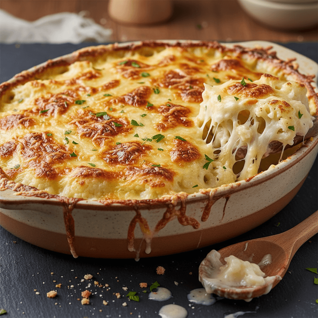 Gratin de Chou-fleur au Gruyère